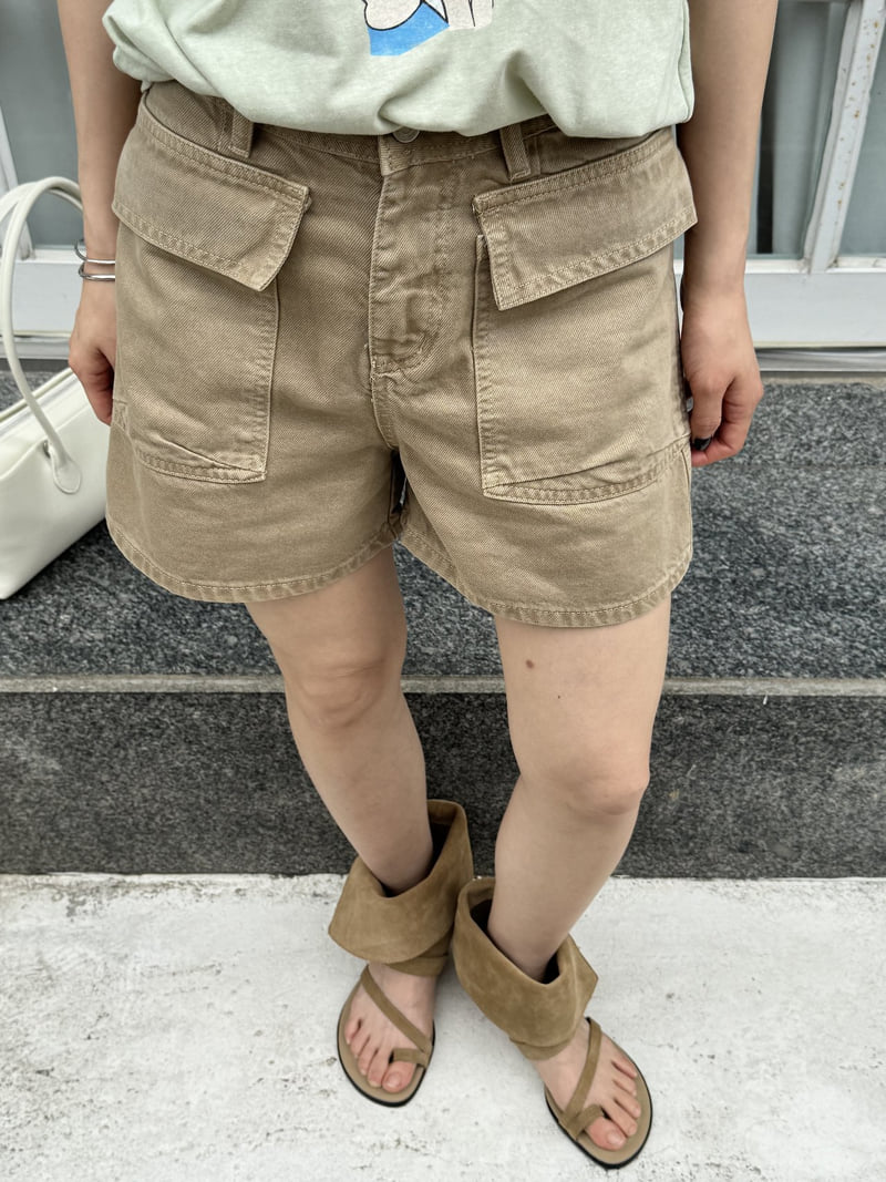 Le Etoile - Korean Women Fashion - #pursuepretty - Washed Cargo Pants - 10