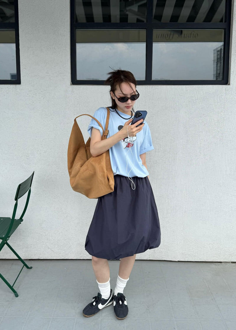Le Etoile - Korean Women Fashion - #pursuepretty - Volume Banding Skirt - 3