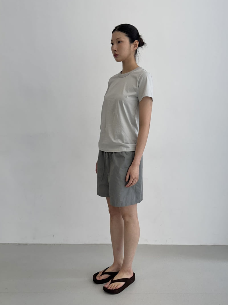 Le Etoile - Korean Women Fashion - #romanticstyle - Slim Short-Sleeve Tee