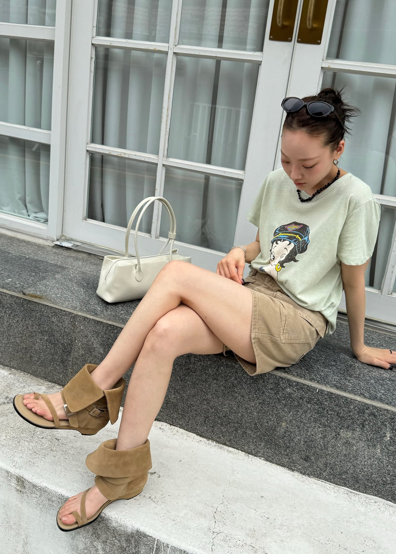 Le Etoile - Korean Women Fashion - #romanticstyle - Washed Cargo Pants - 12
