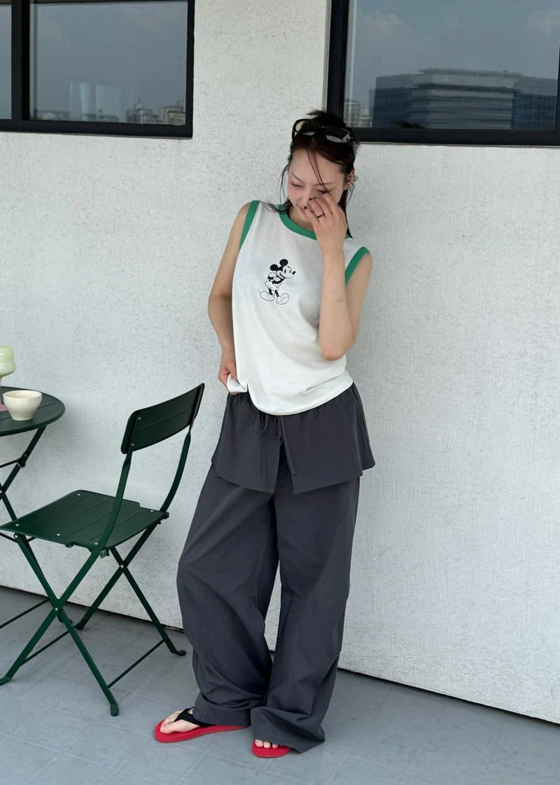 Le Etoile - Korean Women Fashion - #romanticstyle - Flap Layered Pants - 7