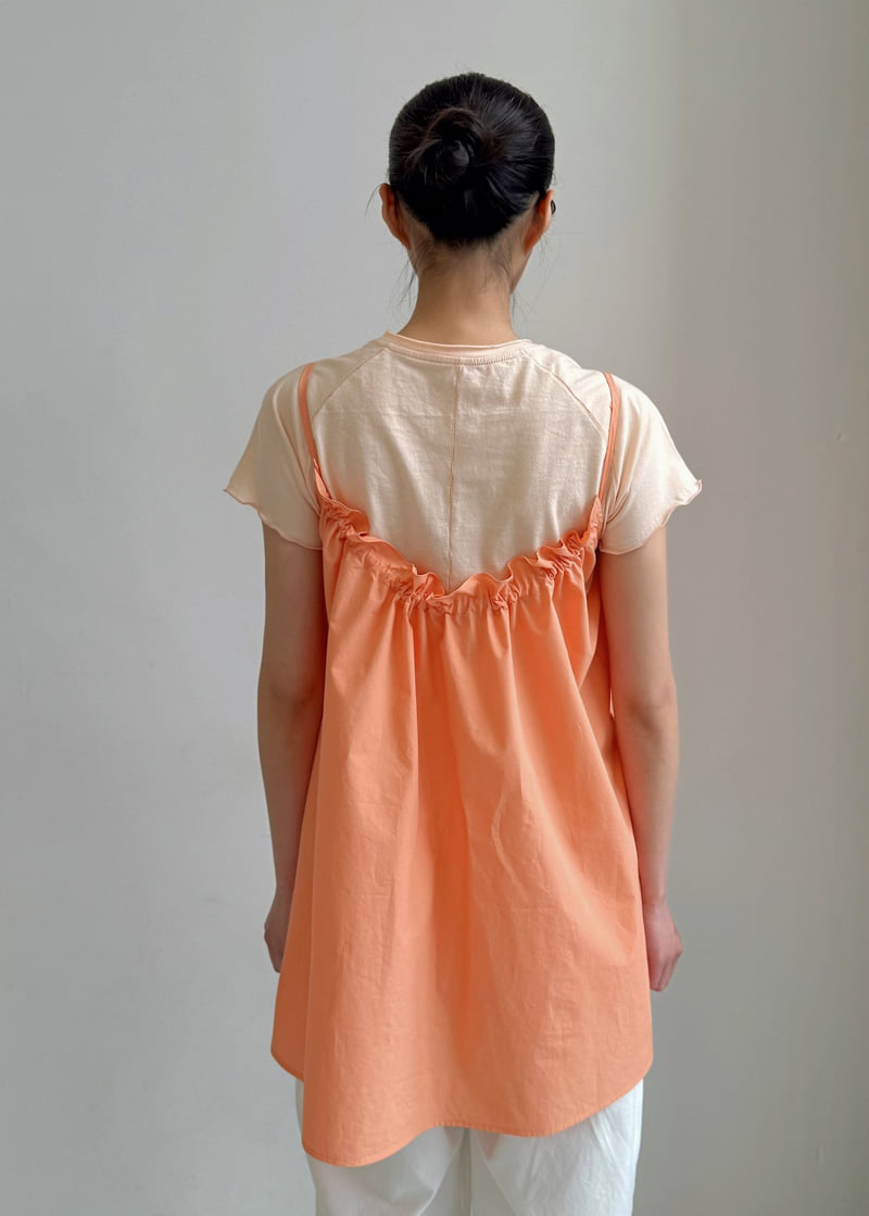 Le Etoile - Korean Women Fashion - #shopsmall - Shirring Mini One-piece - 11