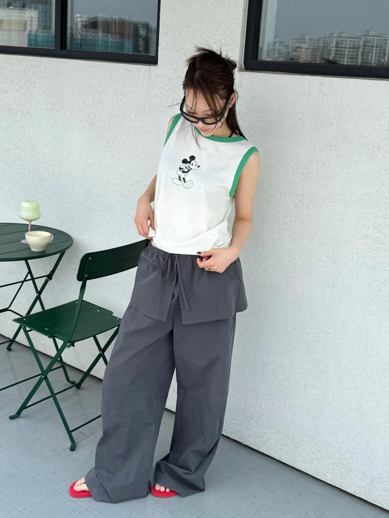 Le Etoile - Korean Women Fashion - #shopsmall - Flap Layered Pants - 8