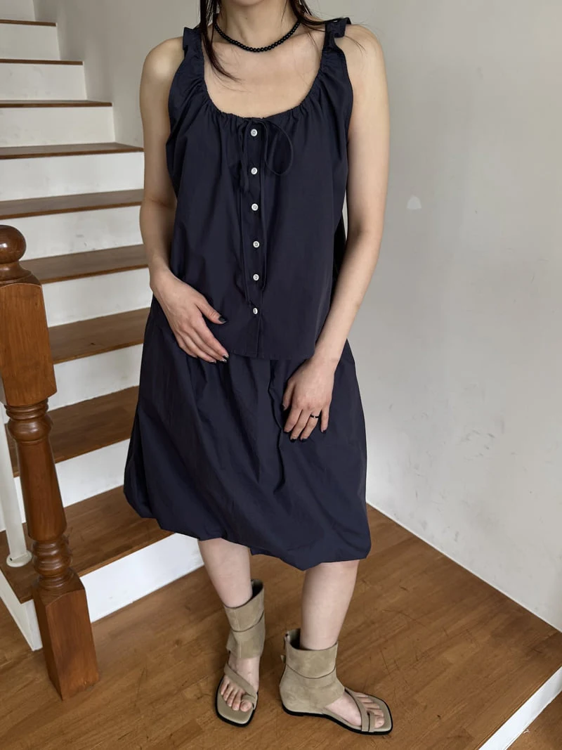 Le Etoile - Korean Women Fashion - #shopsmall - Sleeveless Blouse - 5