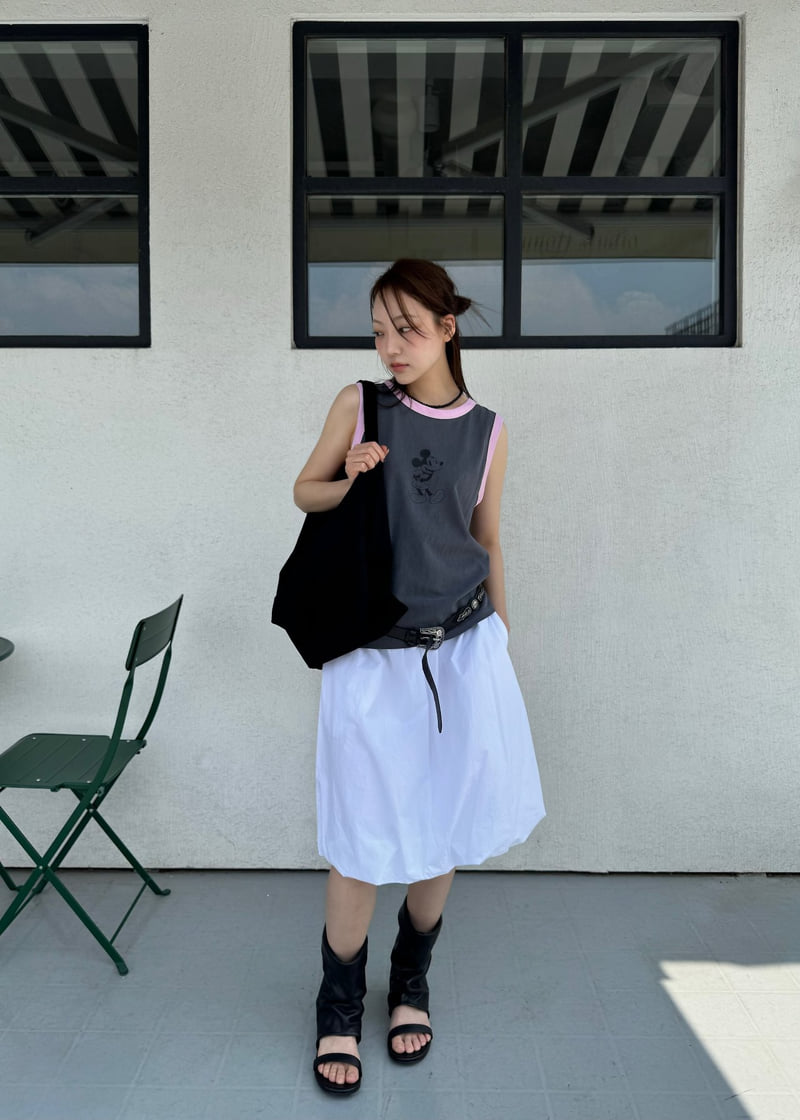 Le Etoile - Korean Women Fashion - #thatsdarling - Volume Banding Skirt - 7
