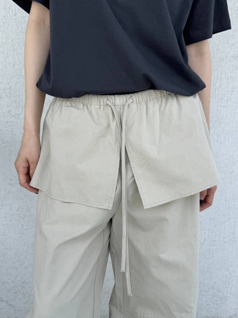 Le Etoile - Korean Women Fashion - #thelittlethings - Flap Layered Pants - 10