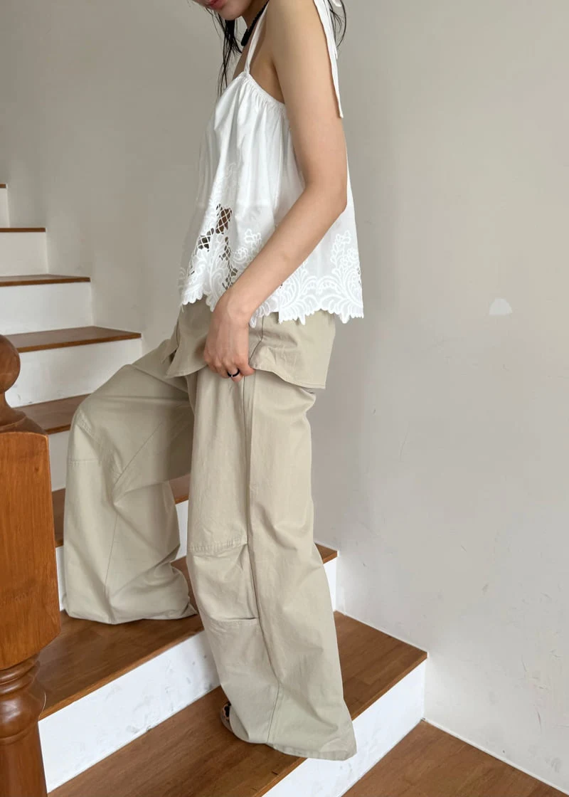 Le Etoile - Korean Women Fashion - #thelittlethings - Cotton Embroidered Top - 6