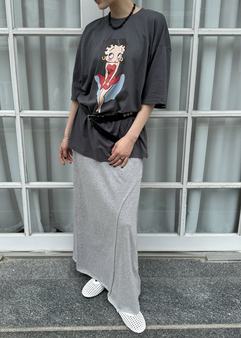 Le Etoile - Korean Women Fashion - #vintageinspired - Raw-Edge Panel Skirt - 9