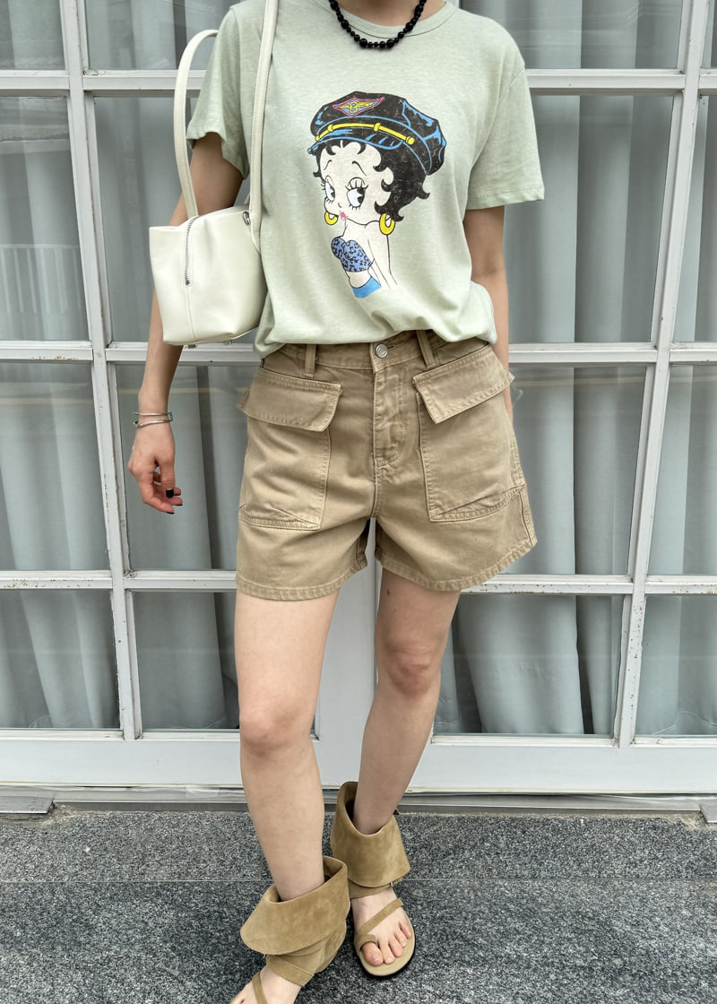 Le Etoile - Korean Women Fashion - #vintageinspired - Washed Cargo Pants - 8