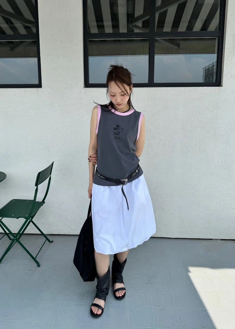 Le Etoile - Korean Women Fashion - #vintageinspired - M Sleeveless Top - 6