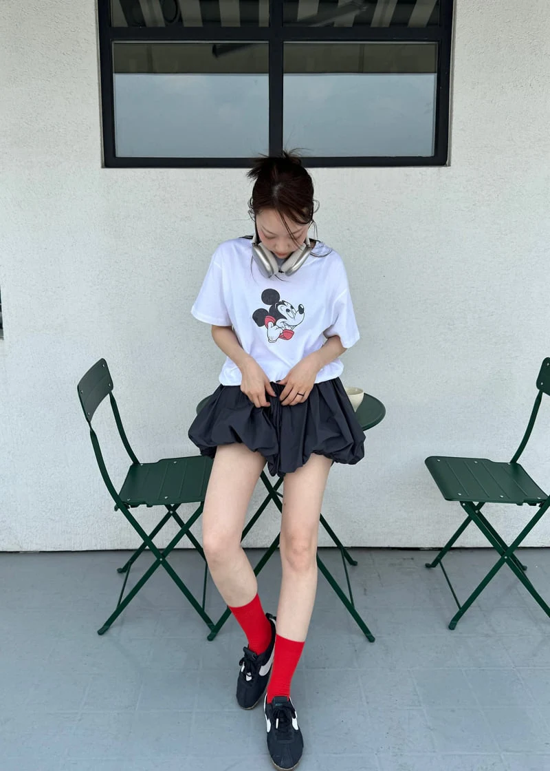 Le Etoile - Korean Women Fashion - #womensfashion - Phone Mickey Tee - 4