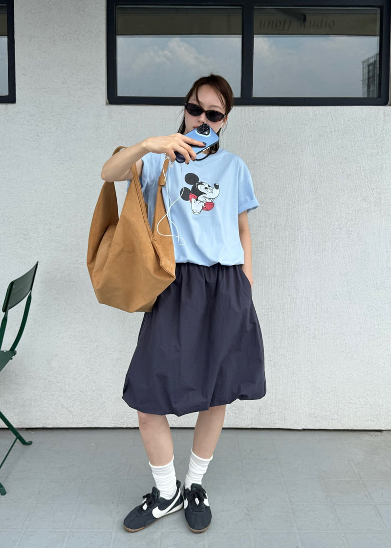 Le Etoile - Korean Women Fashion - #vintageinspired - Volume Banding Skirt