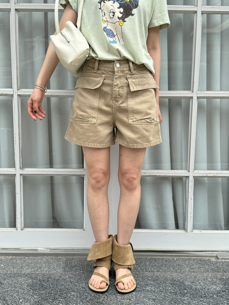 Le Etoile - Korean Women Fashion - #vintagekidsstyle - Washed Cargo Pants - 9