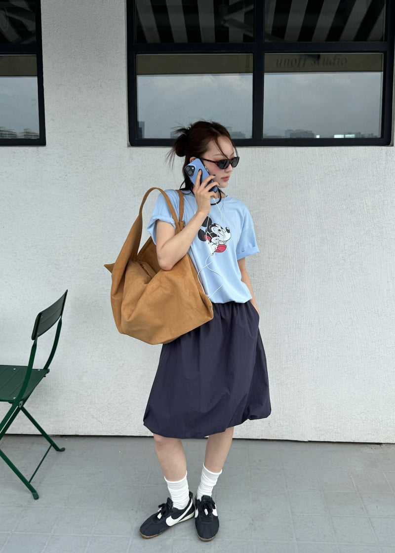 Le Etoile - Korean Women Fashion - #vintagekidsstyle - Volume Banding Skirt - 2