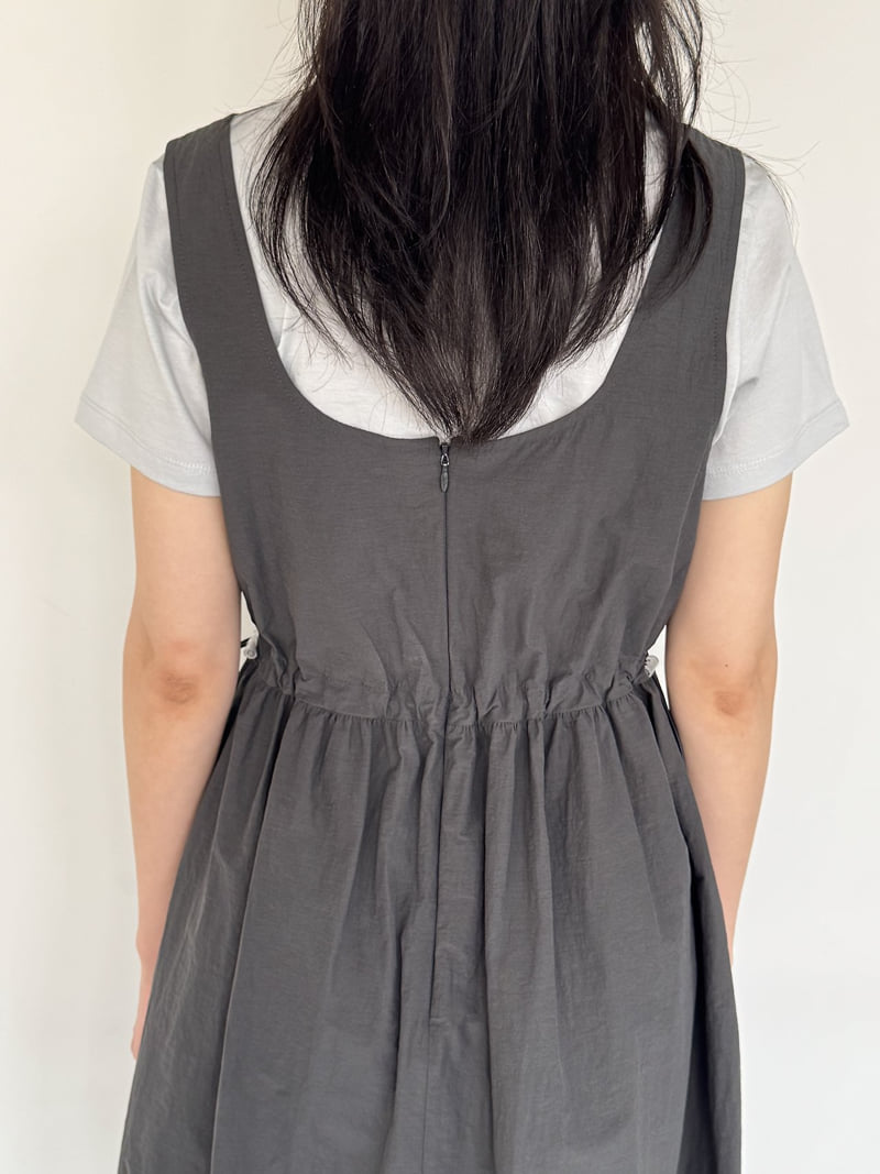 Le Etoile - Korean Women Fashion - #womensfashion - U-Neck One-piece - 10