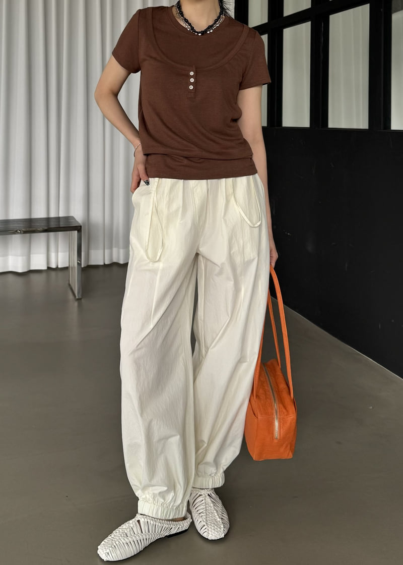 Le Etoile - Korean Women Fashion - #womensfashion - Balloon Pants - 10