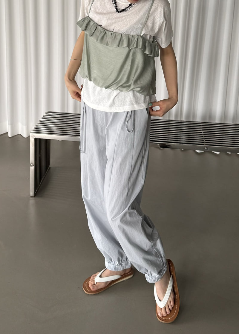 Le Etoile - Korean Women Fashion - #momslook - Balloon Pants - 4