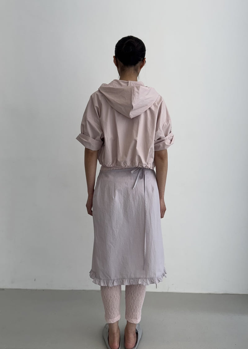 Le Etoile - Korean Women Fashion - #womensfashion - Hooded Cotton Shirt - 7