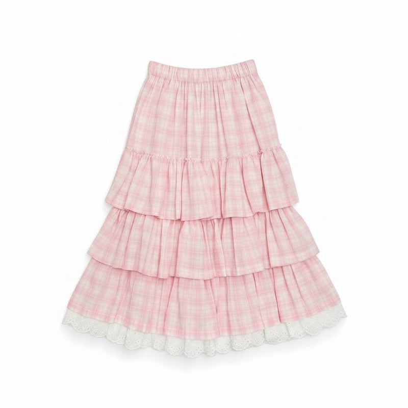 Le Etoile - Korean Women Fashion - #womensfashion - Y-Tiered Skirt - 10