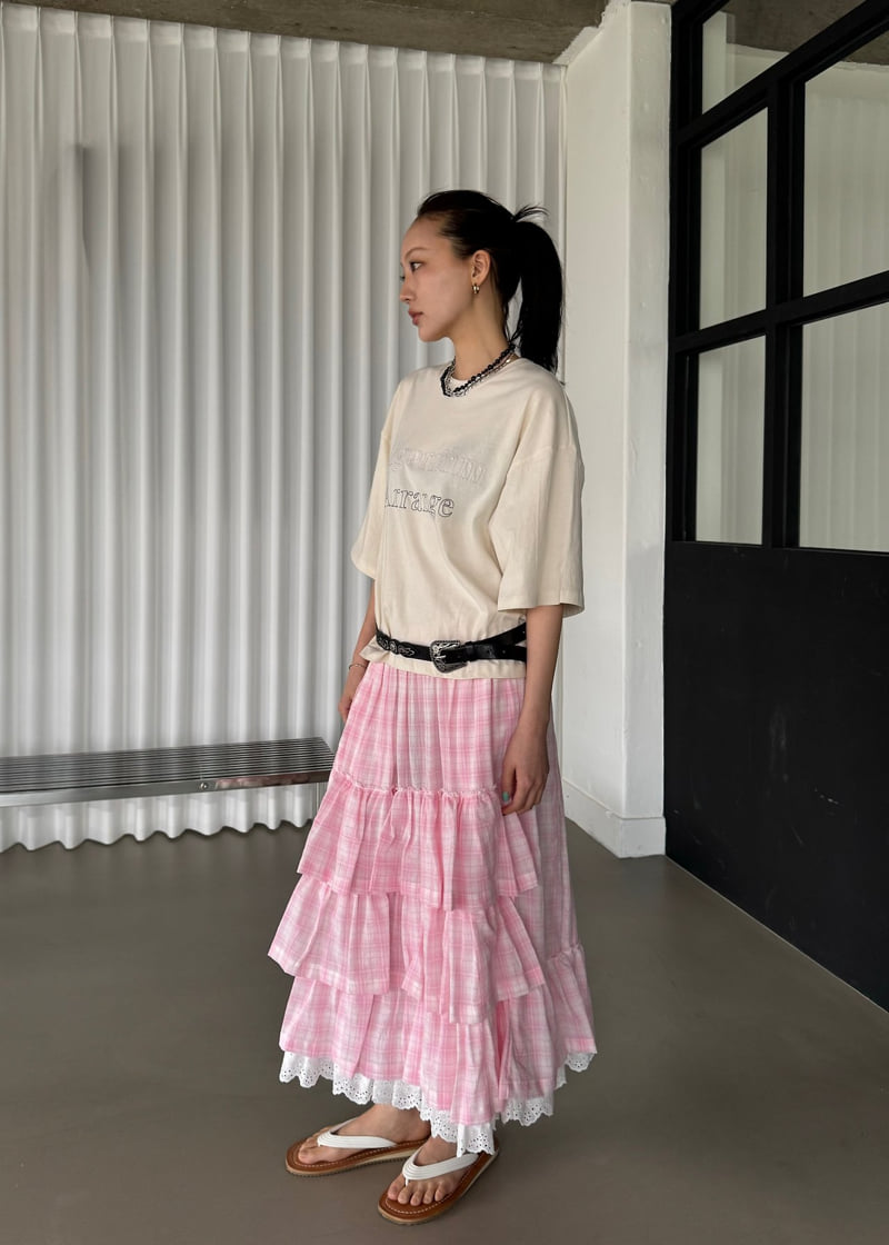 Le Etoile - Korean Women Fashion - #womensfashion - Y-Tiered Skirt - 2