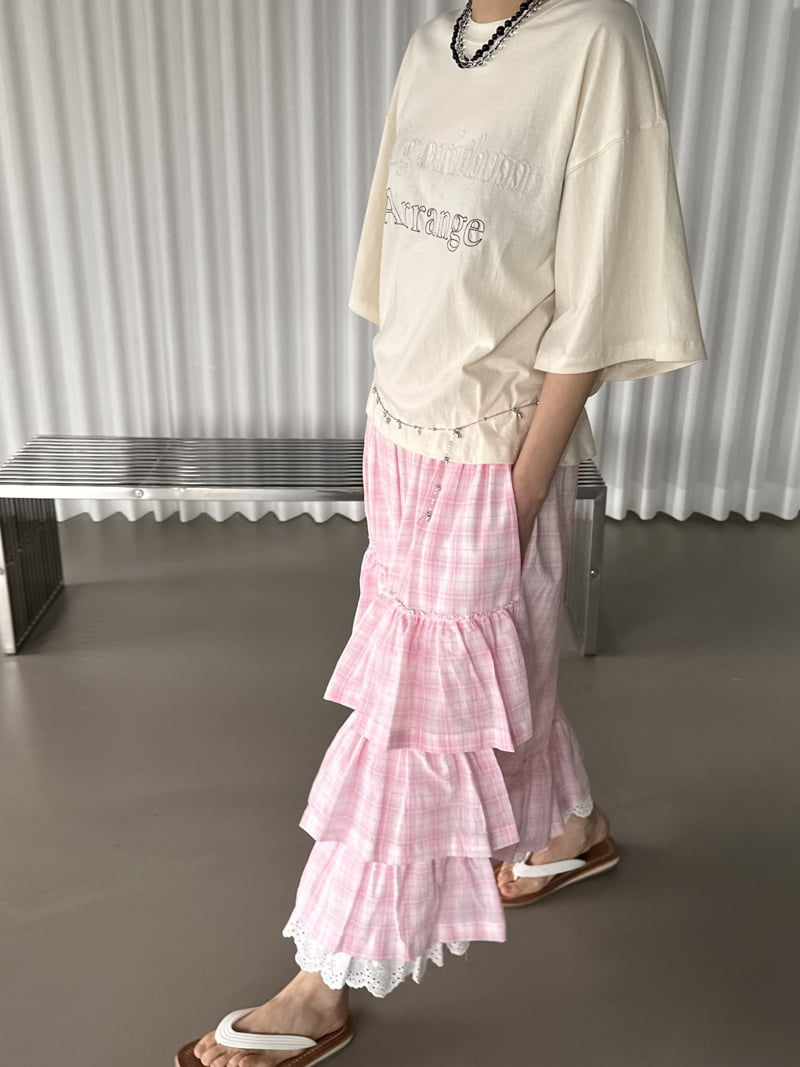 Le Etoile - Korean Women Fashion - #womensfashion - Y-Tiered Skirt - 6