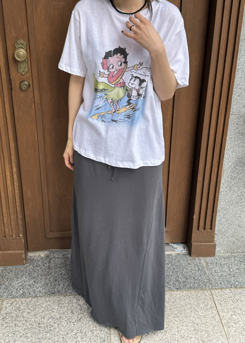 Le Etoile - Korean Women Fashion - #womensfashion - Raw-Edge Panel Skirt - 2