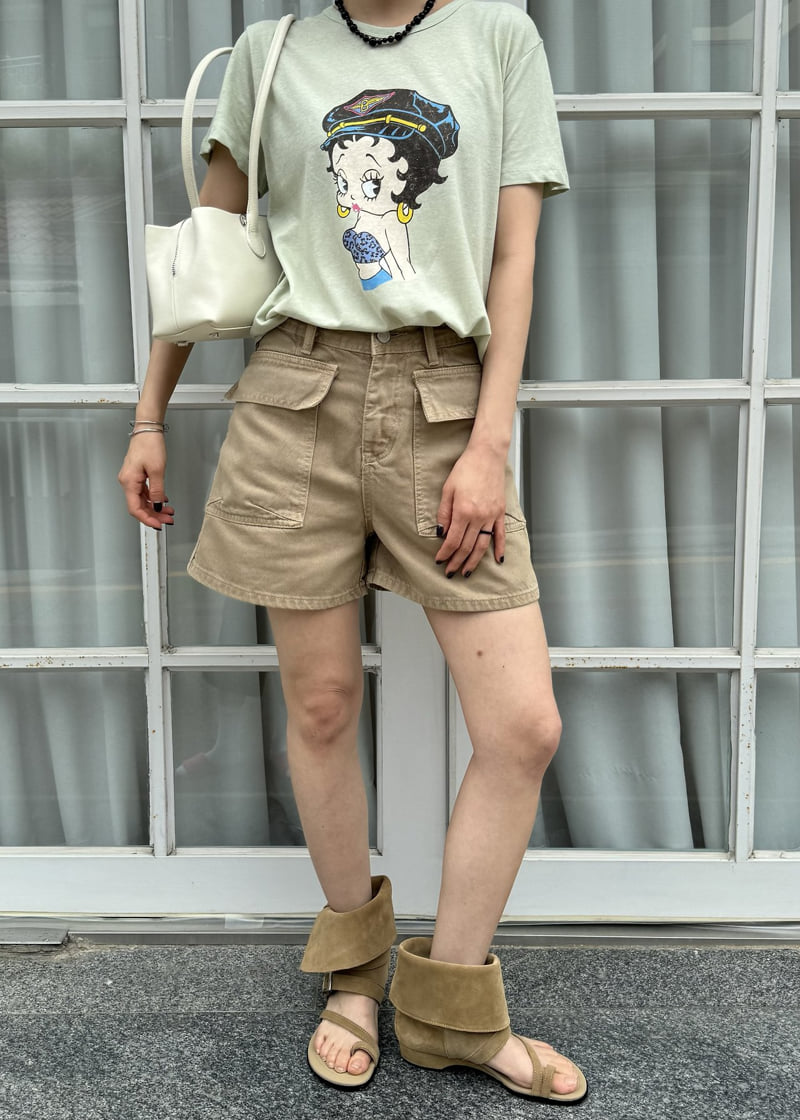 Le Etoile - Korean Women Fashion - #womensfashion - Washed Cargo Pants - 7