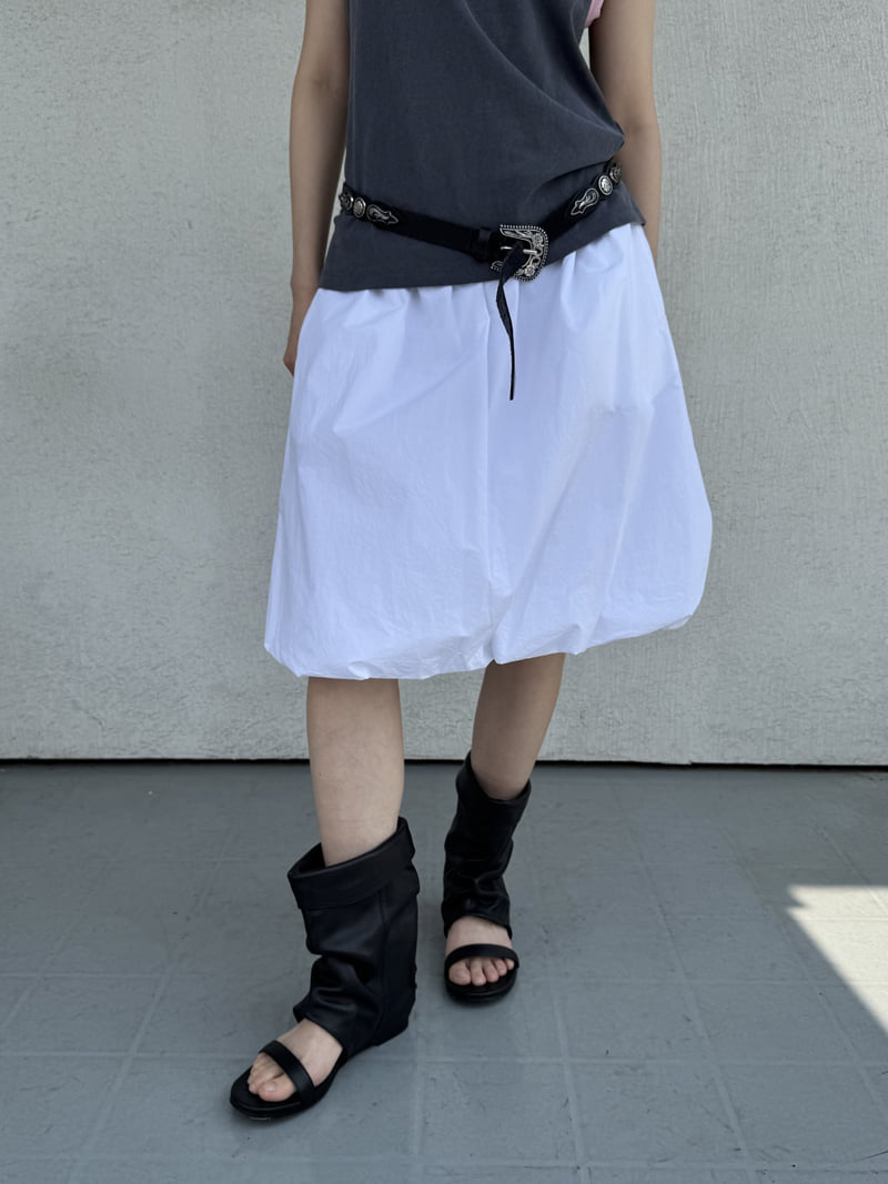 Le Etoile - Korean Women Fashion - #womensfashion - Volume Banding Skirt - 10