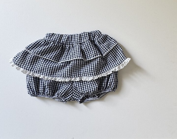 Le petitmot - Korean Children Fashion - #childofig - Check Frill Shorts - 6