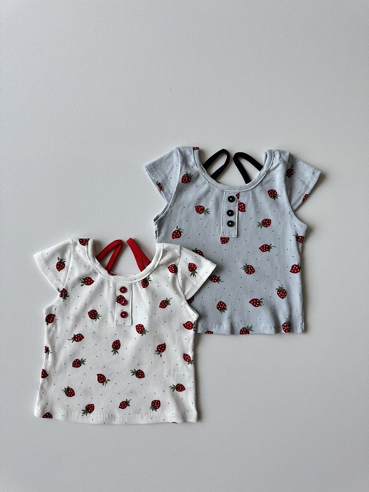 Le petitmot - Korean Children Fashion - #discoveringself - Strawberry Tee