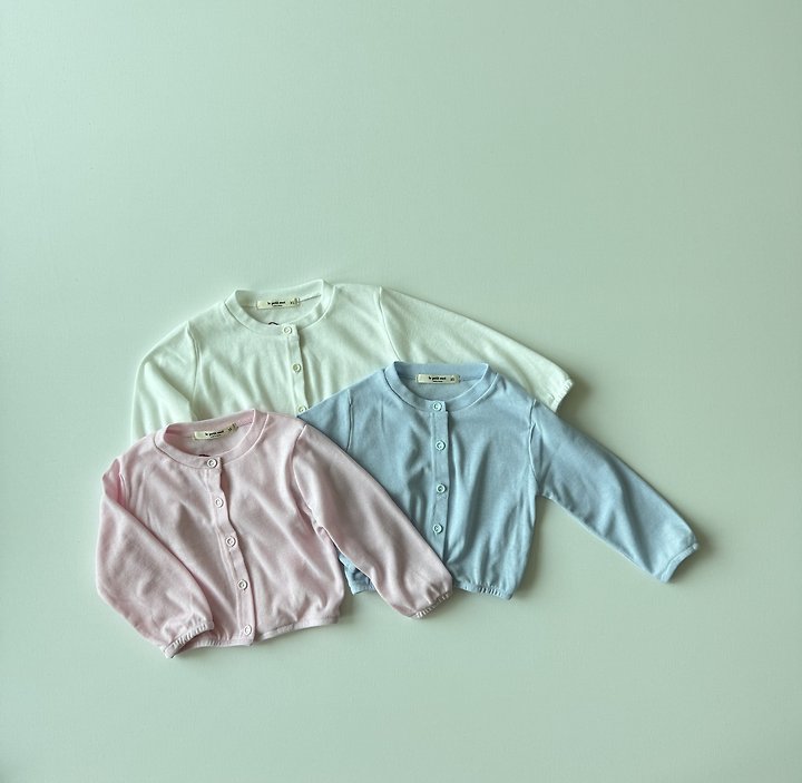 Le petitmot - Korean Children Fashion - #fashionkids - Ribbon Embroidered Summer Cardigan