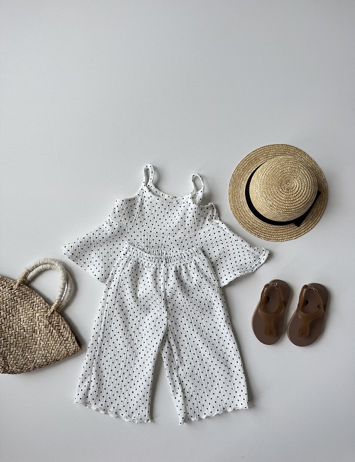 Le petitmot - Korean Children Fashion - #kidsshorts - Dot Set - 5