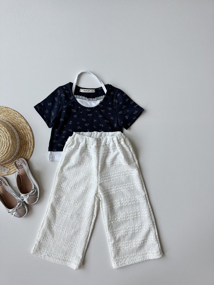 Le petitmot - Korean Children Fashion - #kidsstore - Flower Halter Neck Tee - 8