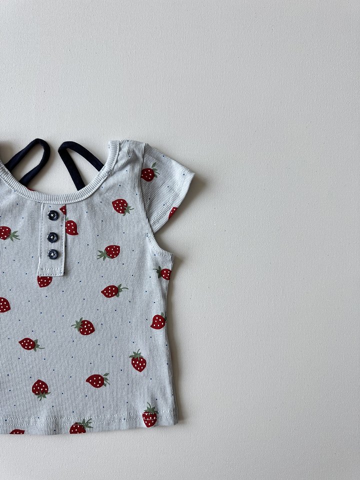 Le petitmot - Korean Children Fashion - #kidzfashiontrend - Strawberry Tee - 5