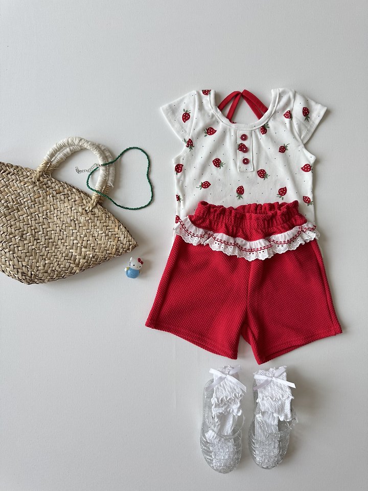 Le petitmot - Korean Children Fashion - #littlefashionista - Strawberry Tee - 7