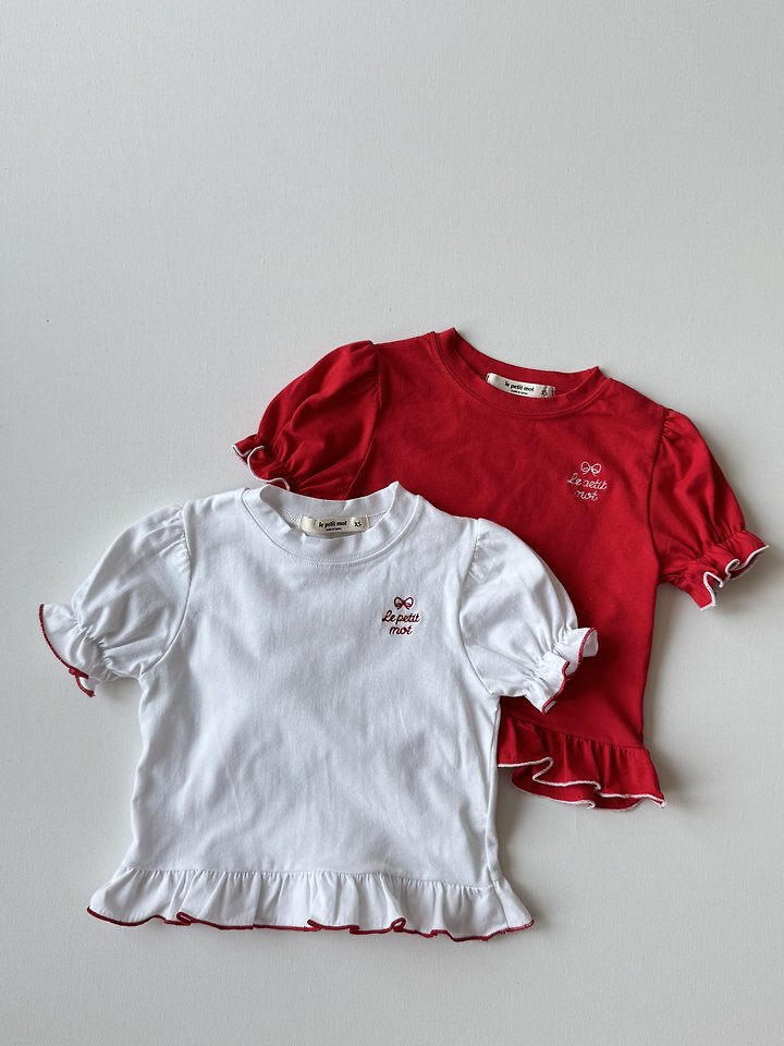 Le petitmot - Korean Children Fashion - #prettylittlegirls - Puff Tee