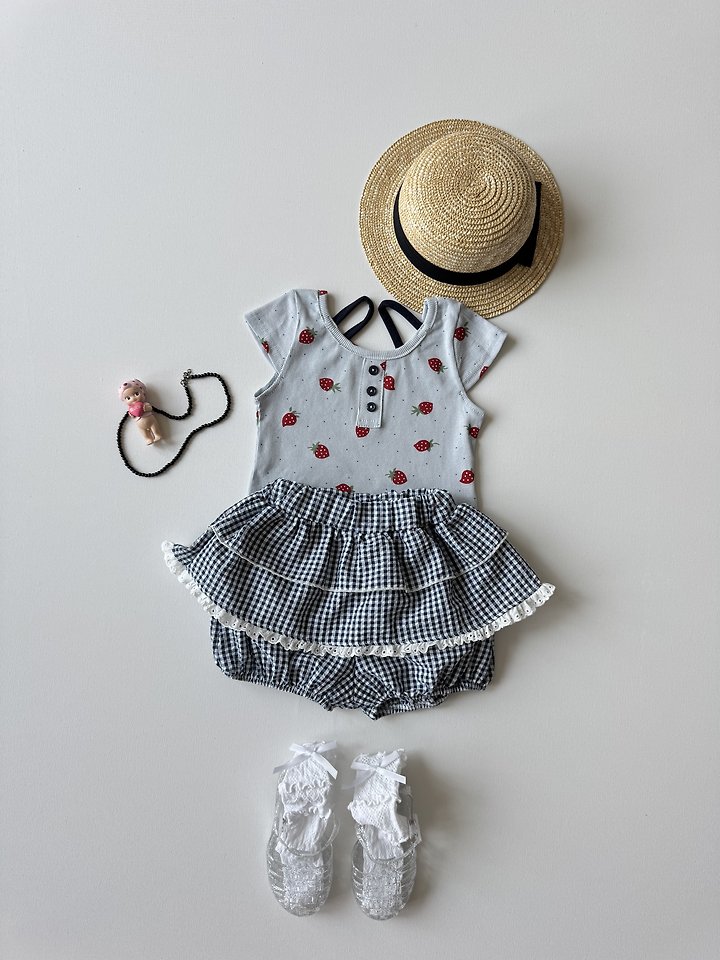 Le petitmot - Korean Children Fashion - #toddlerclothing - Strawberry Tee - 12