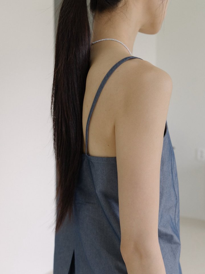 Lenoii - Korean Women Fashion - #momslook - Selly Cotton Sleeveless Blouse - 10