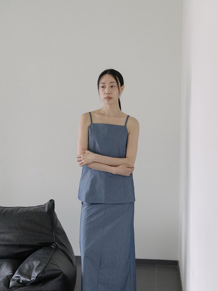 Lenoii - Korean Women Fashion - #momslook - Selly Cotton Sleeveless Blouse - 12