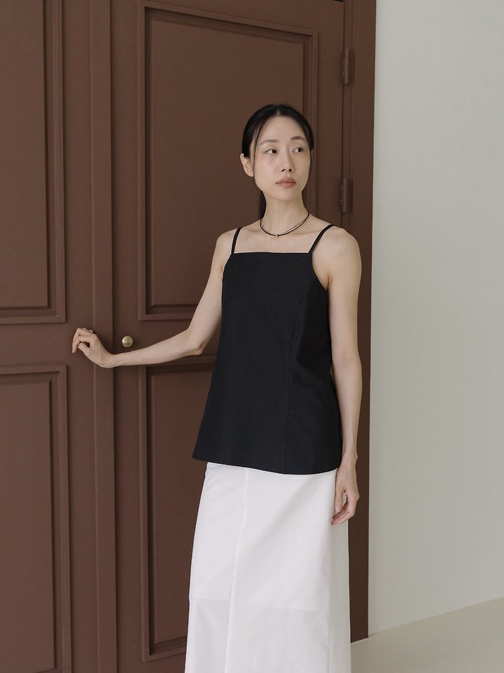 Lenoii - Korean Women Fashion - #momslook - Selly Cotton Sleeveless Blouse - 8