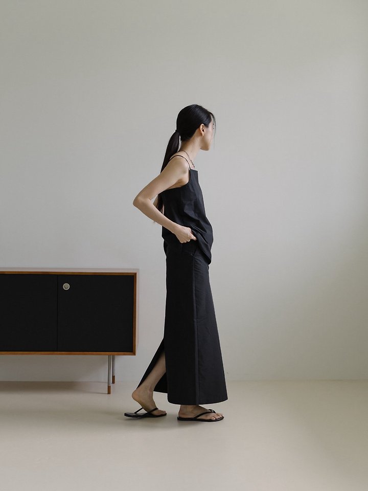 Lenoii - Korean Women Fashion - #momslook - Selly Cotton Maxi Skirt - 7