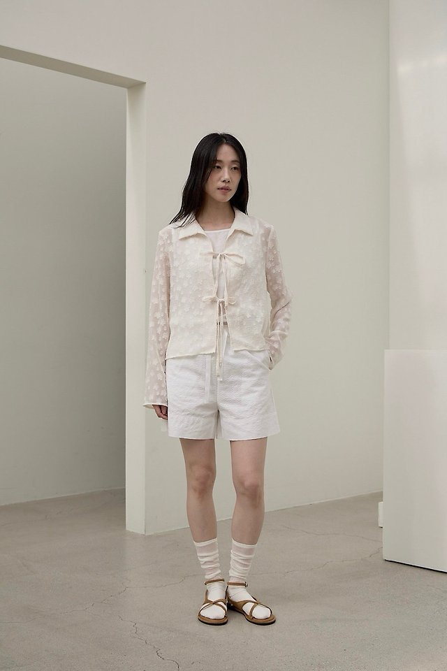 Lenoii - Korean Women Fashion - #momslook - Kona Embossed Shorts - 10
