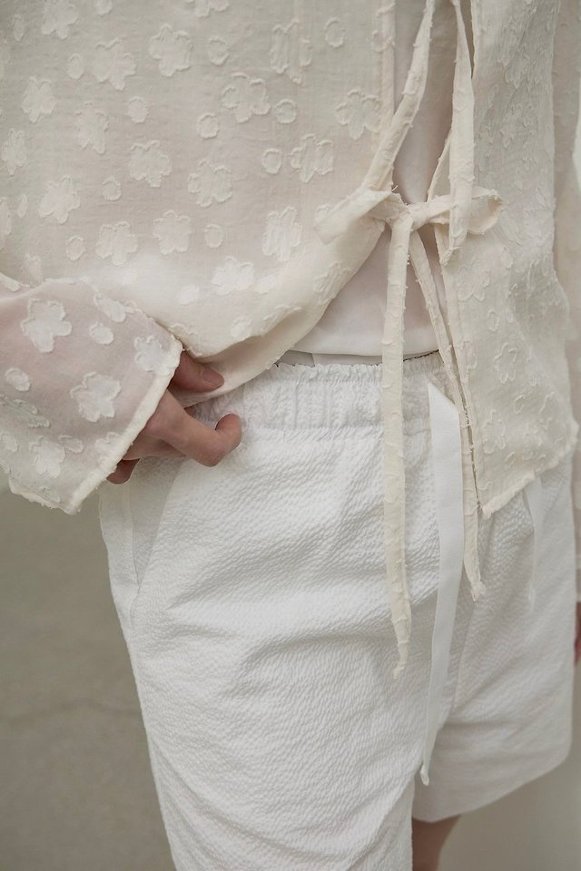 Lenoii - Korean Women Fashion - #momslook - Kona Embossed Shorts - 12