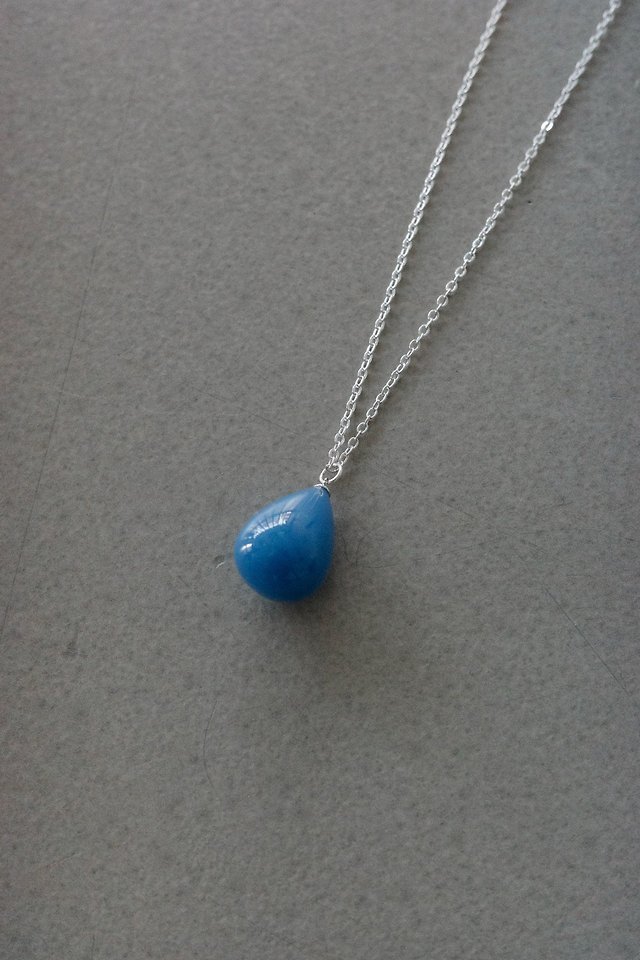 Lenoii - Korean Women Fashion - #momslook - La Villa Natural Stone Silver-Plated Chain Necklace - 6