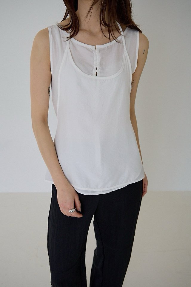 Lenoii - Korean Women Fashion - #momslook - Rona Sleeveless Bustier Set - 8
