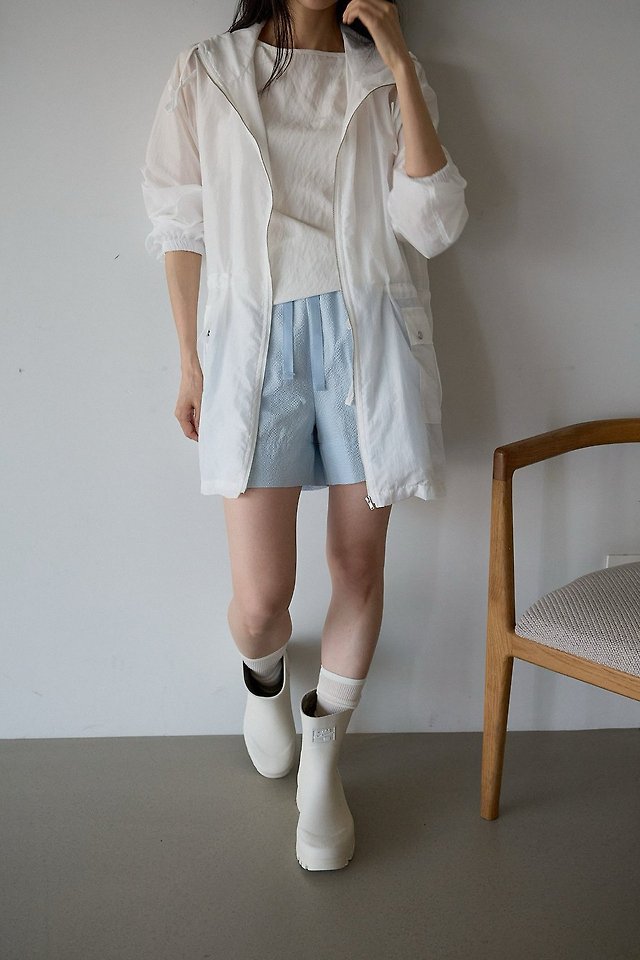 Lenoii - Korean Women Fashion - #momslook - Stay Windbreaker Hooded Jumper - 12