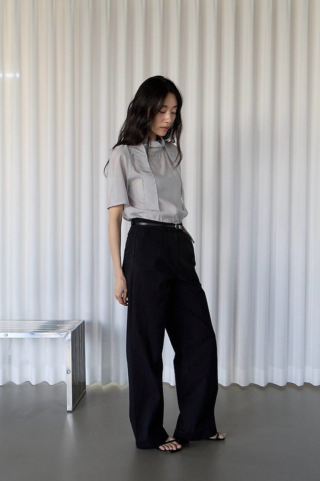 Lenoii - Korean Women Fashion - #momslook - Dua Cotton Panel Pants - 3