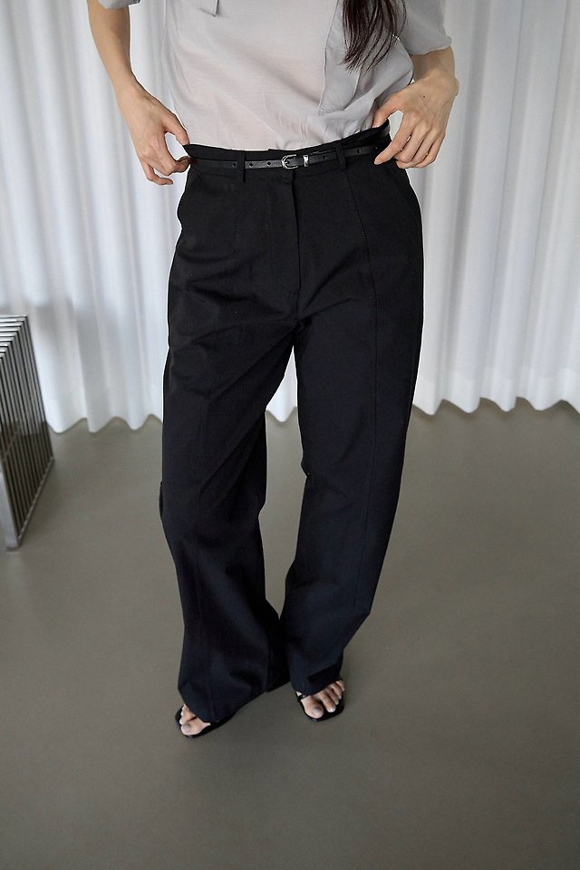 Lenoii - Korean Women Fashion - #momslook - Dua Cotton Panel Pants - 5