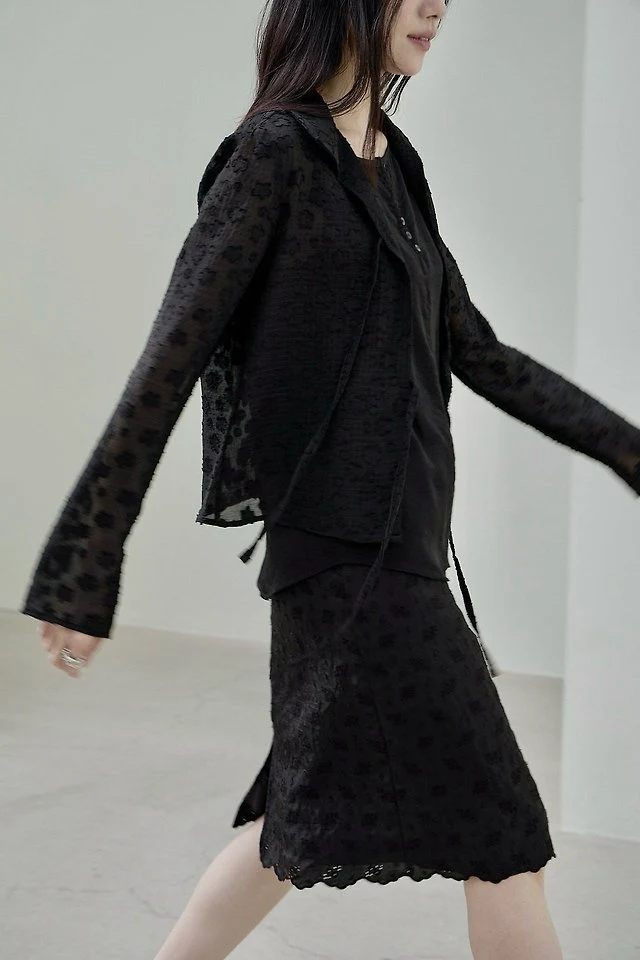 Lenoii - Korean Women Fashion - #momslook - Blossom Blouse Cardigan - 10