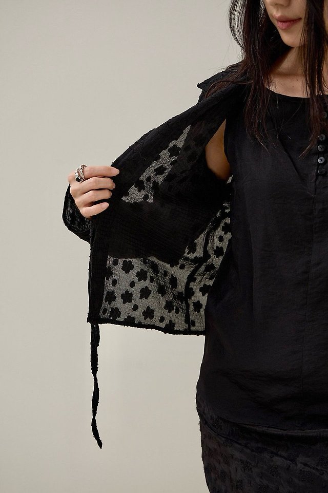 Lenoii - Korean Women Fashion - #momslook - Blossom Blouse Cardigan - 12